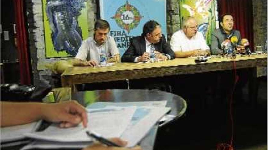 Responsables del certamen: Joan Calmet, Valentí Junyent, Lluís Puig i David Ibáñez, l&#039;octubre passat