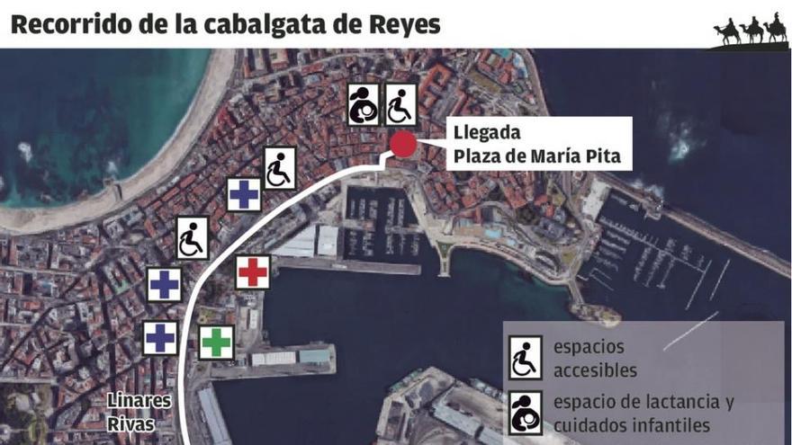 Guía para seguir la cabalgata de Reyes de A Coruña 2018