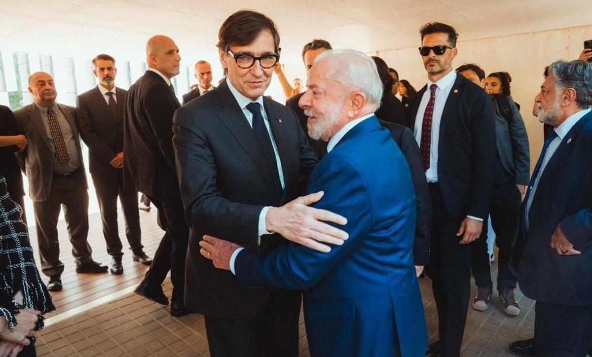 Illa i Lula visiten junts el centre de supercomputació