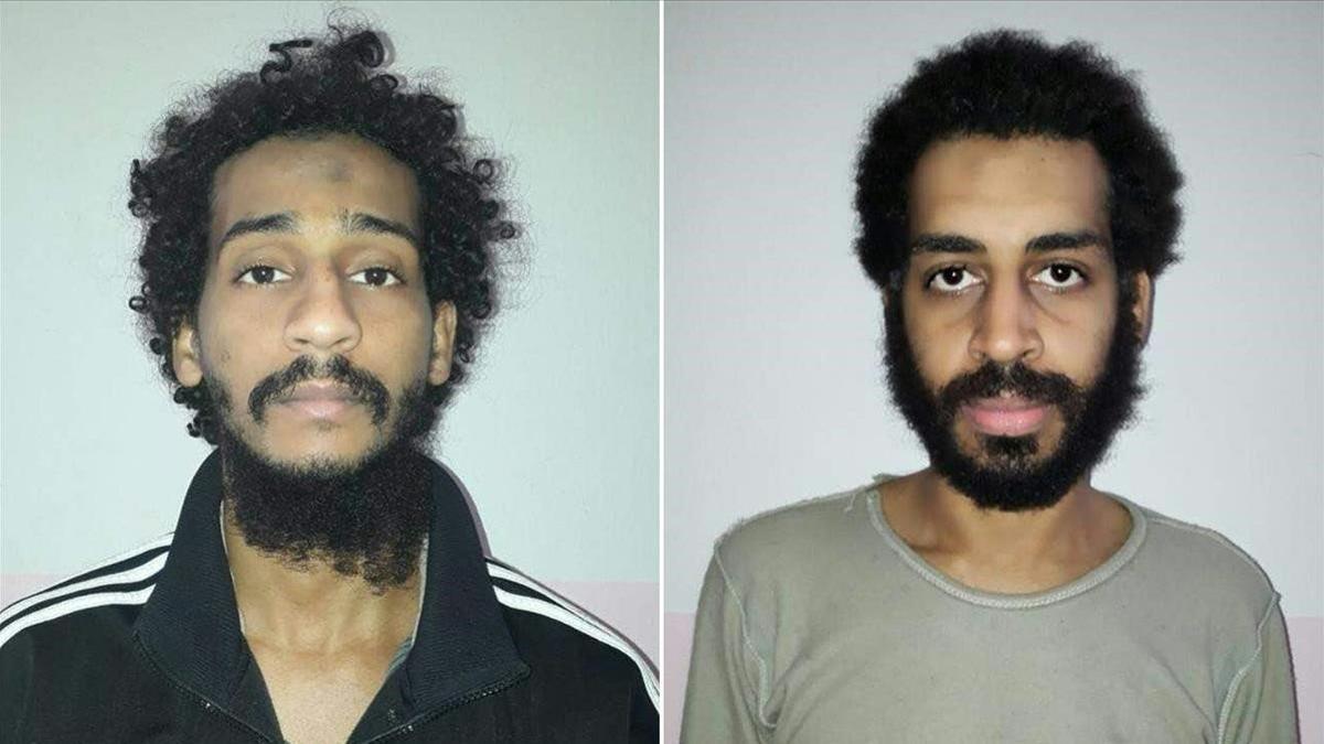 El Shafee el Sheikh (izquierda) y Alexanda Koley tras ser capturados en el 2018.