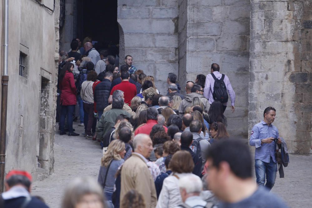 Girona es torna a omplir de visitants el darrer cap de setmana de Temps de Flors