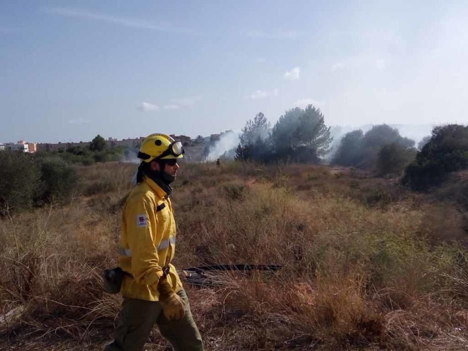 El incendio fue sofocado cerca de las seis de la tarde