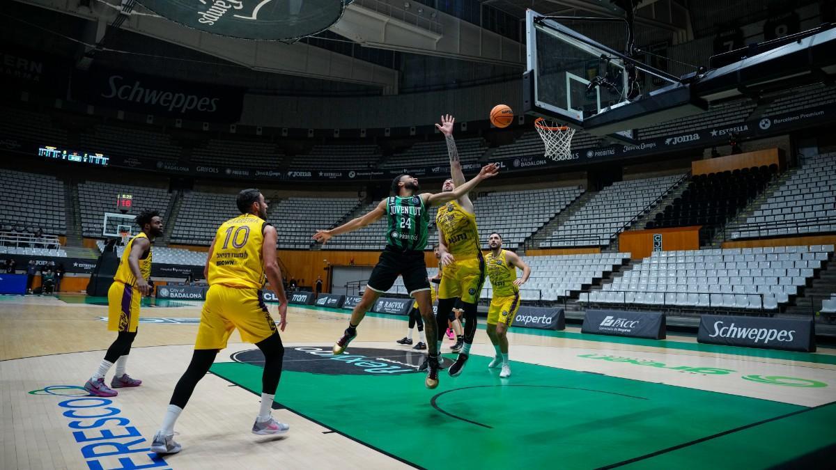 El Penya - Hapoel Holon was played at the Olímpic behind closed doors