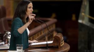 Ione Belarra, Podemos, en el Congreso.