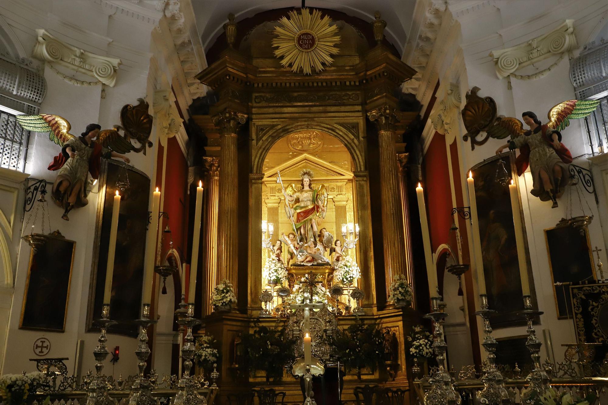 Festividad de San Rafael en la iglesia del Juramento