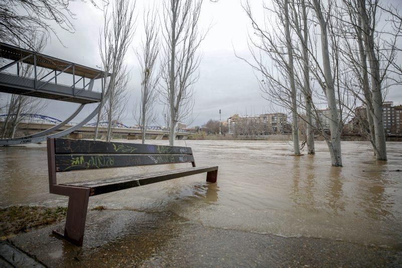 La crecida del Ebro