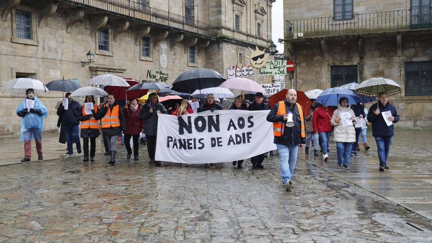 Laraño pide que Raxoi acuda a la cita de este martes con Adif por los paneles antirruido