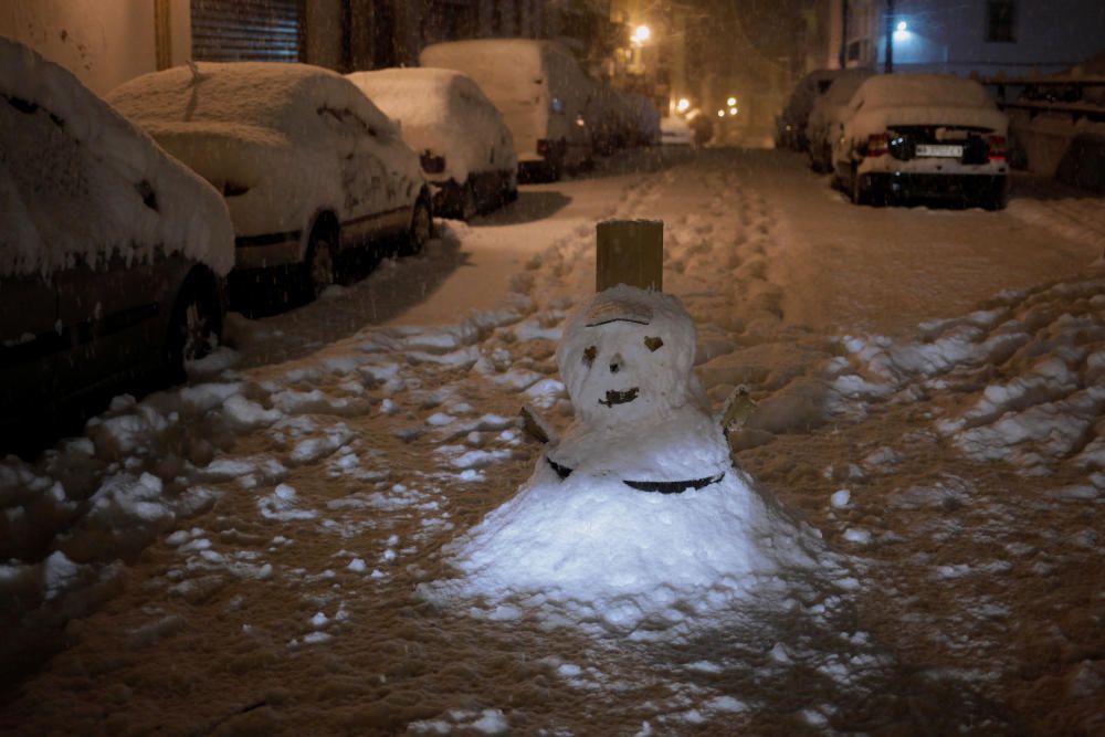 Nevada en Ronda el miércoles noche