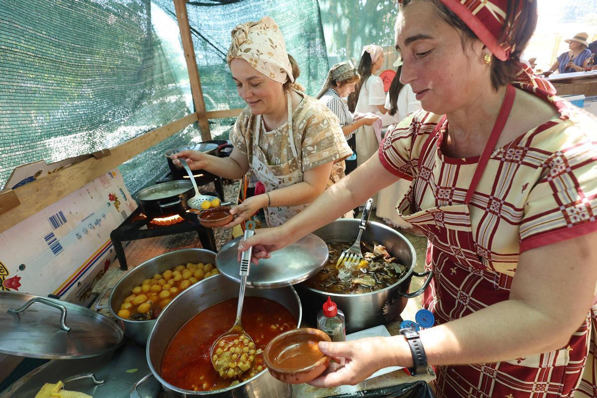 Los callos no podían faltar en Mosteiro.