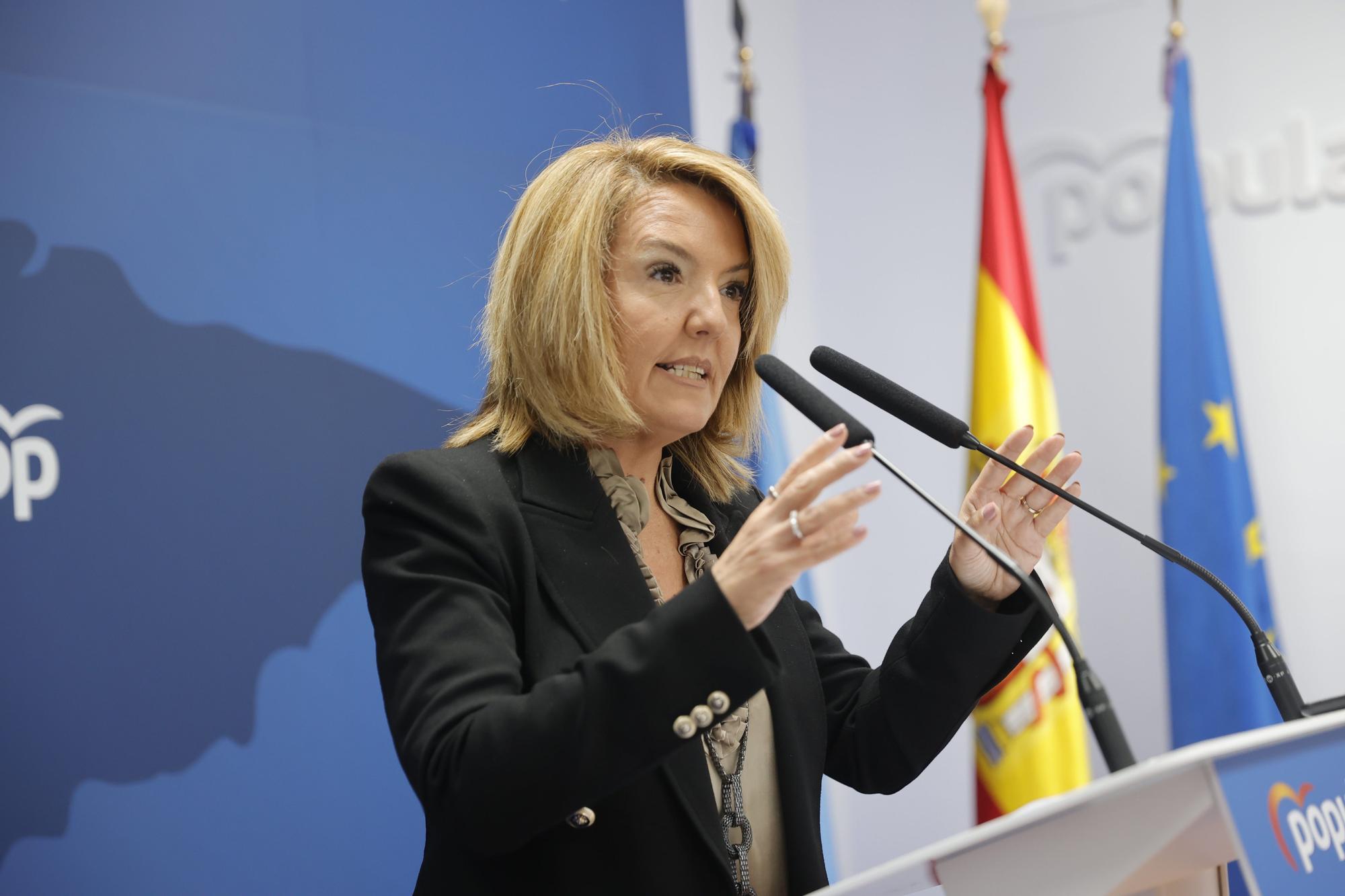 Teresa Mallada hace efectiva su dimisión como presidenta del PP asturiano