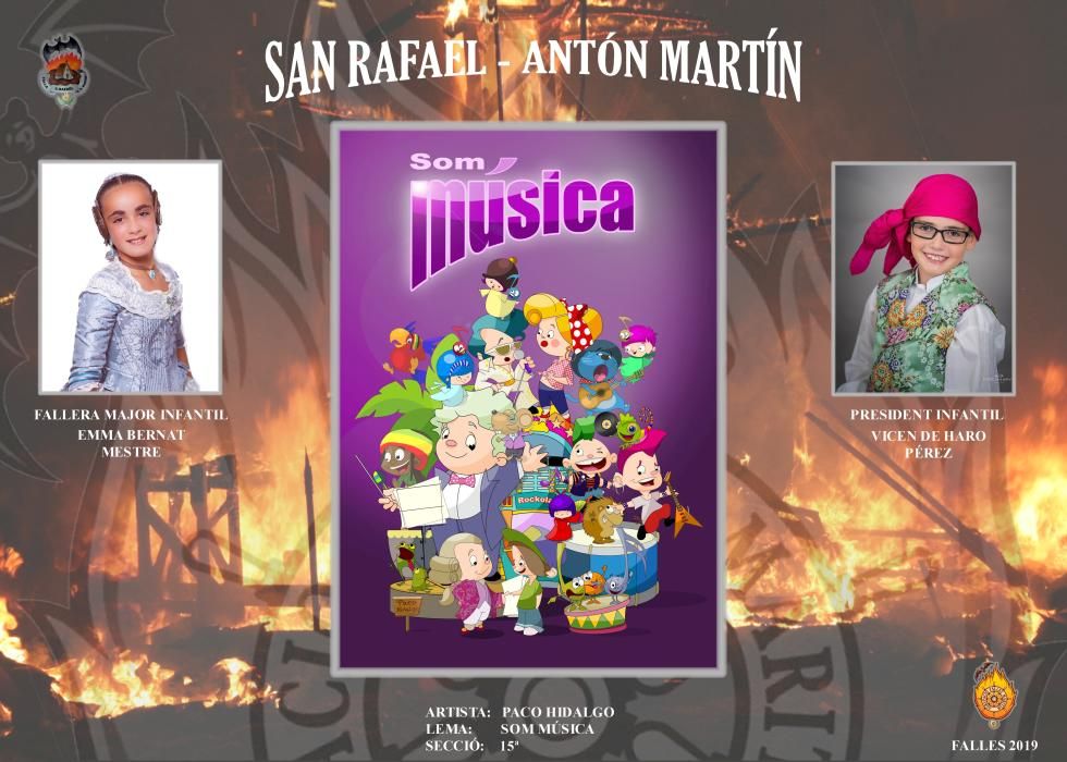 Conoce todos los proyectos de Fallas 2019 en el Marítimo