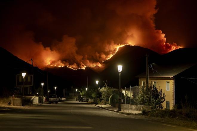 Incendios forestales en Galicia.