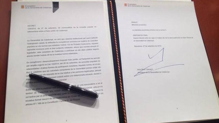 Entra en vigor la ley de consultas aprobada por el Parlament