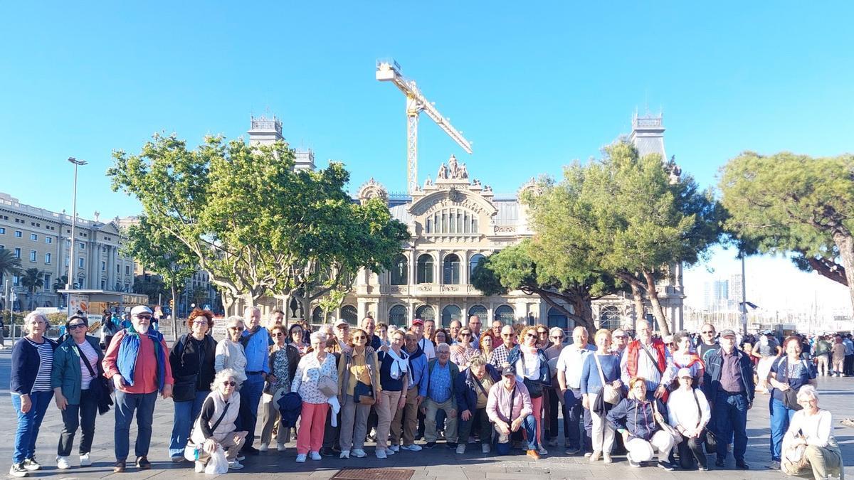 Grupo de Viajes Tambre que visitó la Costa Brava