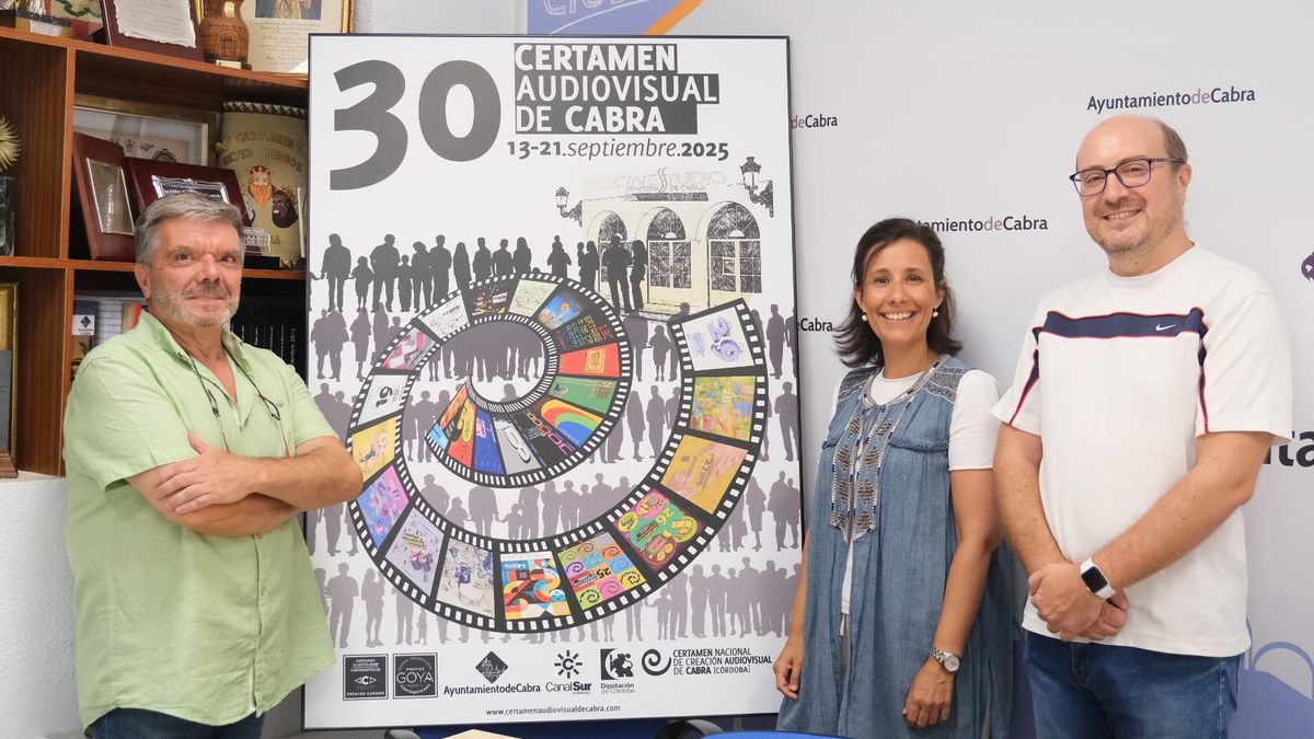 Francisco J. Díaz, María Sierra Sabariego y Miguel Ángel Muñoz, en la presentación del certamen.