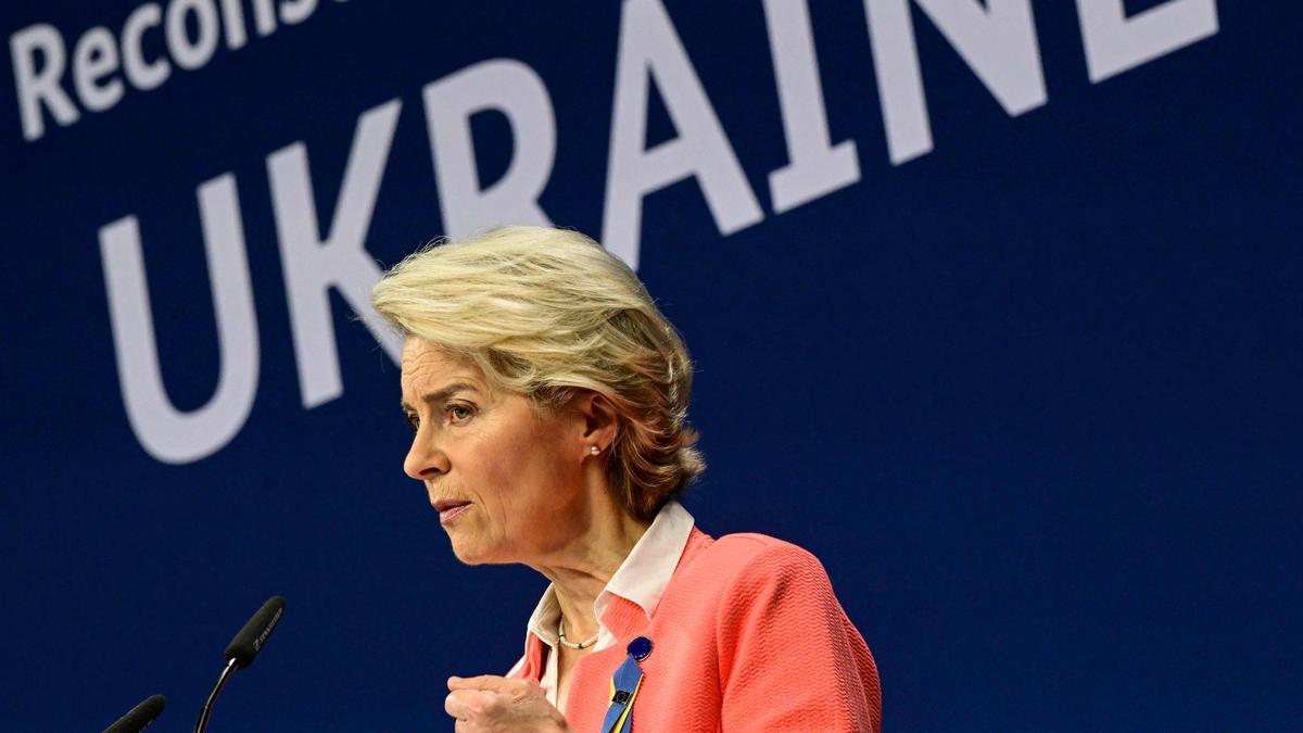 La presidenta de la Comisión Europea, Ursula von der Leyen.