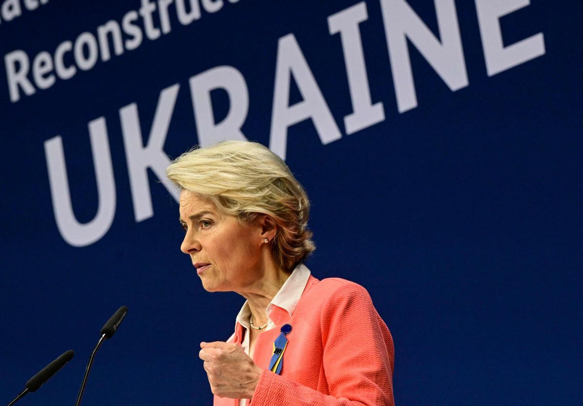 La presidenta de la Comisión Europea, Ursula von der Leyen.