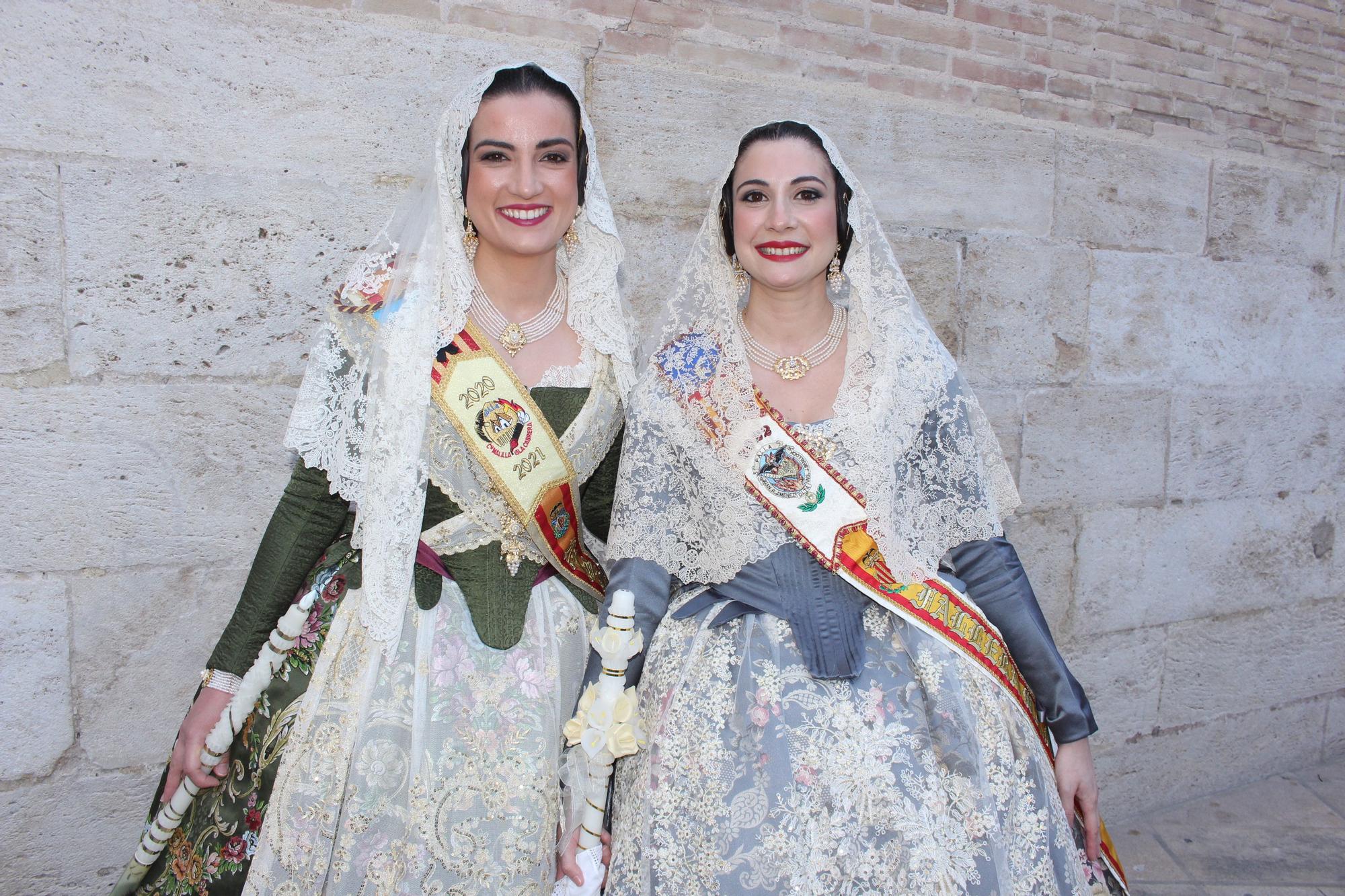 La fuerza de las Fallas en la Procesión de la Virgen (I)