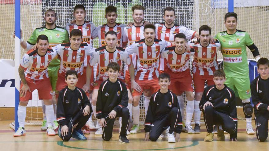 Primer equip del Manresa FS, tercer classificat a Segona B