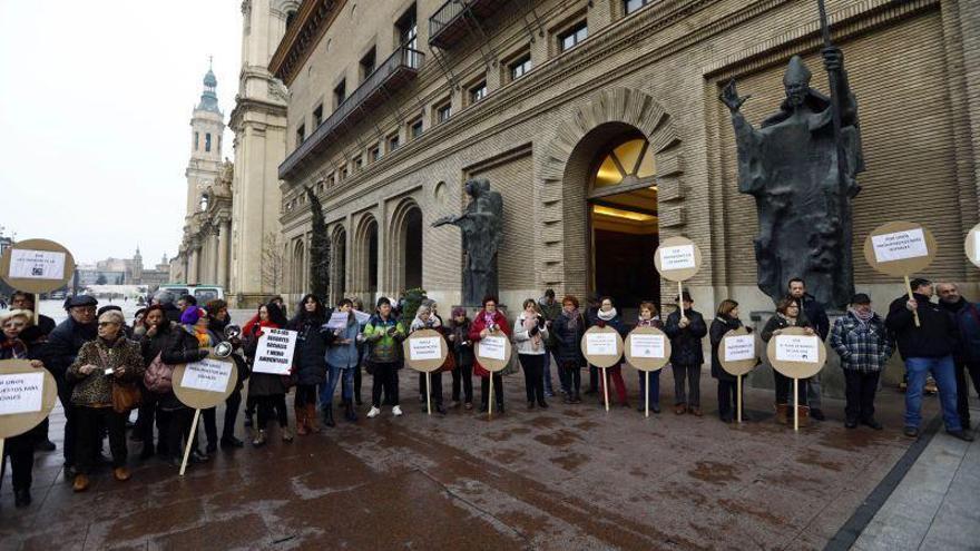 Las entidades sociales de Zaragoza anuncian más protestas contra los presupuestos