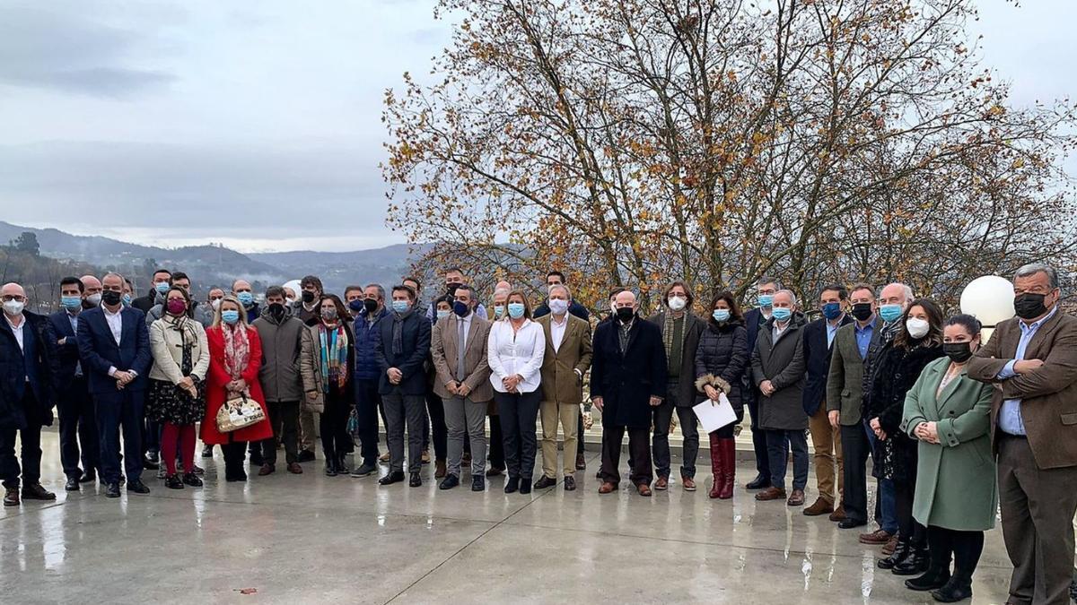 Asistentes al encuentro organizado por el Ayuntamiento de Langreo.