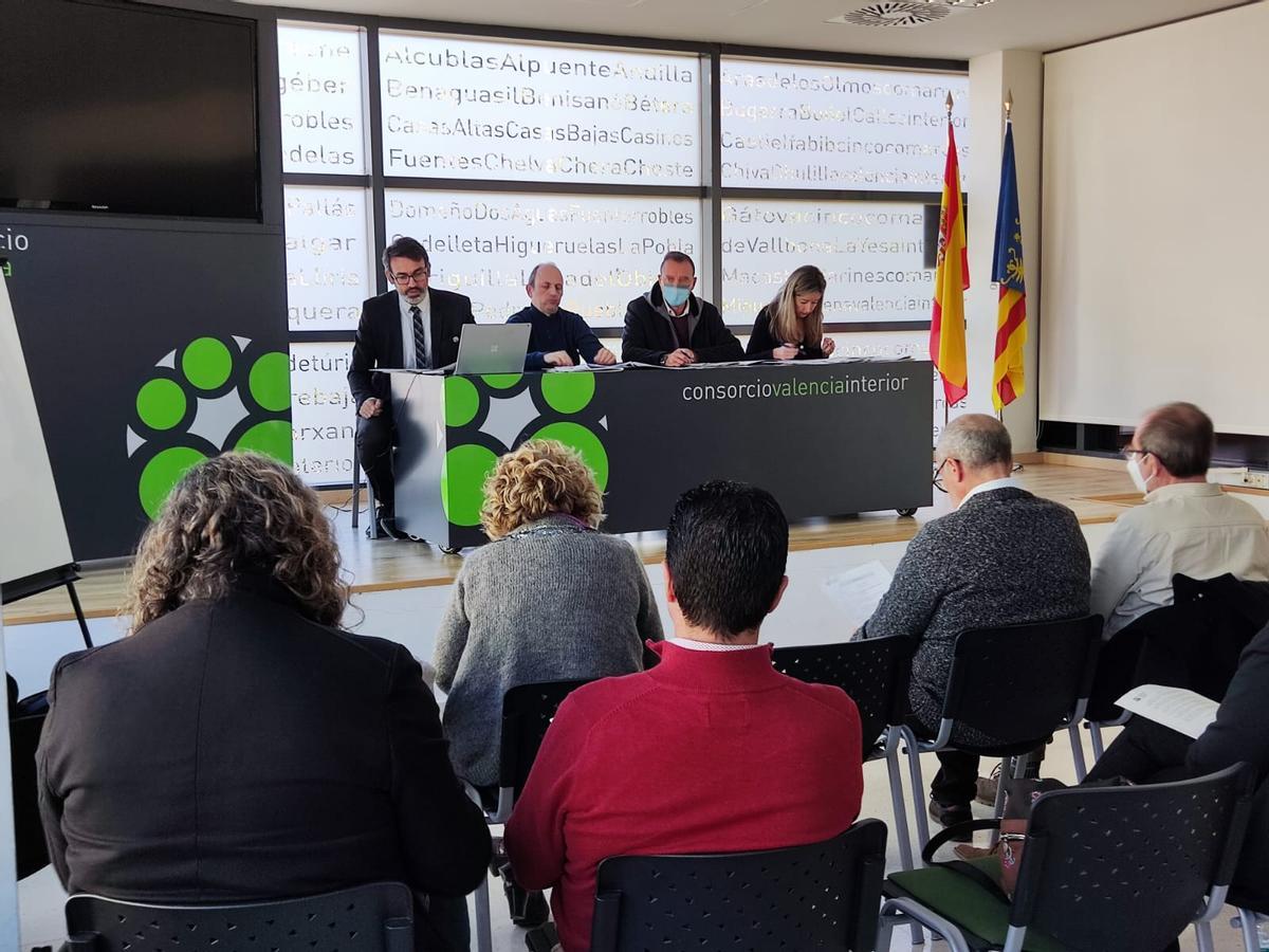 Un momento de la asamblea del Consorcio Valencia Interior