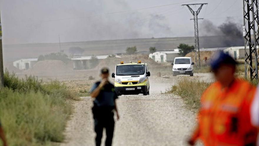 Explosión en una pirotecnia de Zaragoza