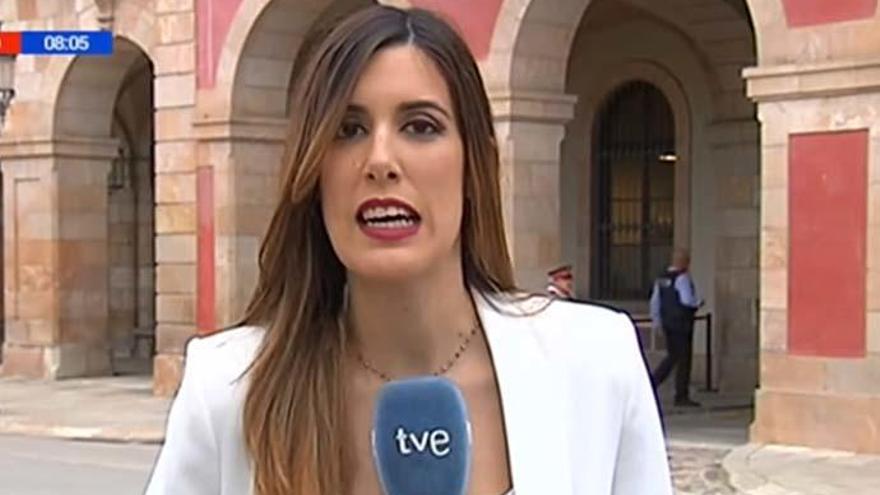 Aida Clemente, reportera de TVE.