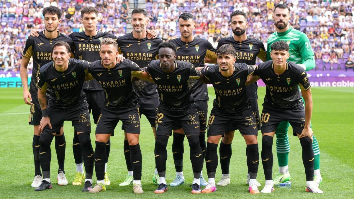 Once inicial del Córdoba CF en su visita al Real Valladolid en el José Zorrilla.