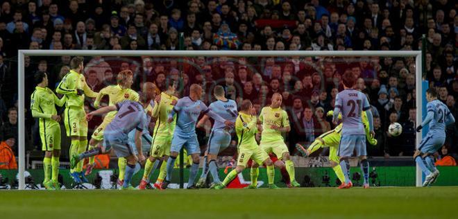 Manchester City, 1  - Barça, 2