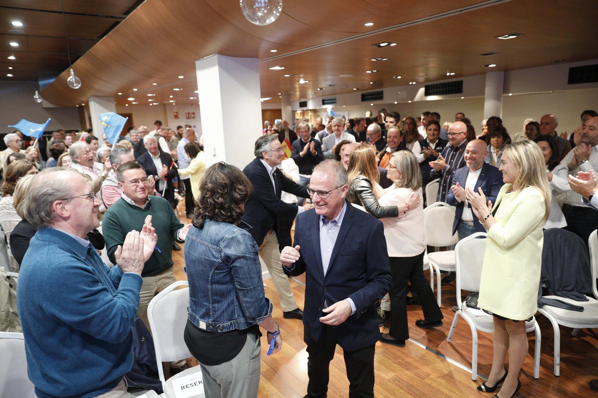 El cierre de campaña del PP en Gijón, en imágenes