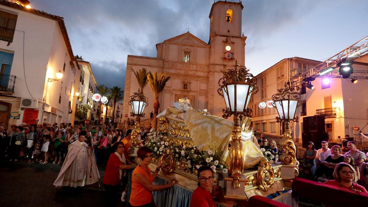 Un momento de la Procesión.