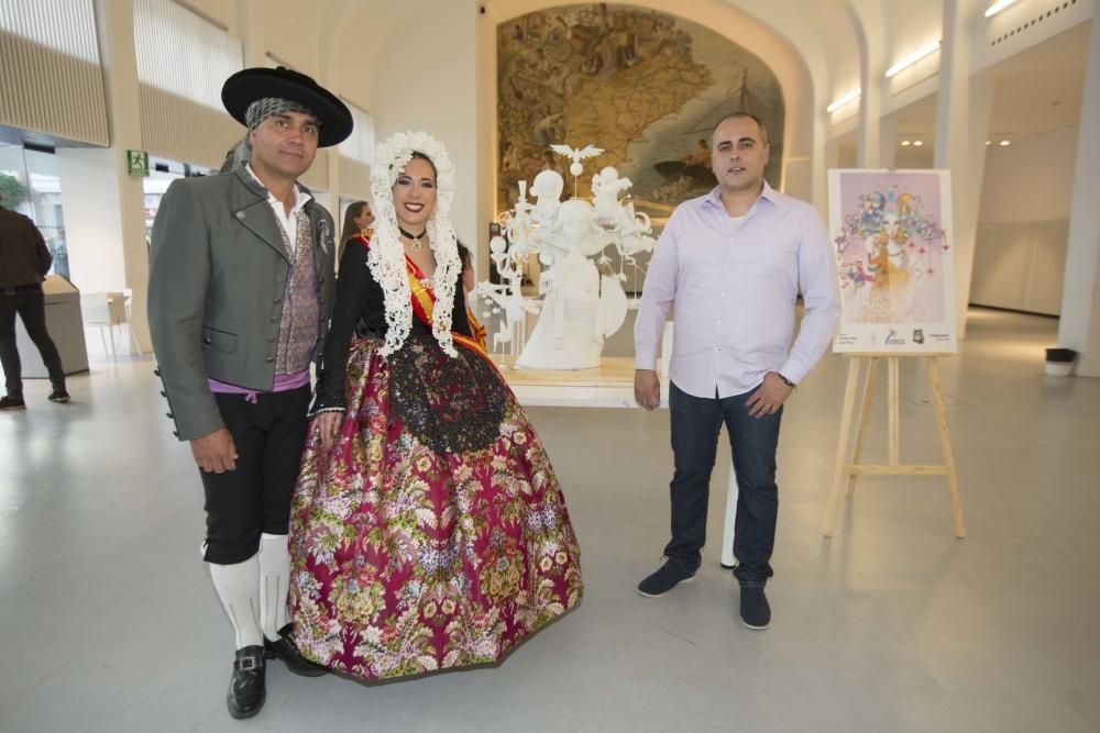 Las Hogueras Especiales de Alicante presentan sus maquetas y bocetos