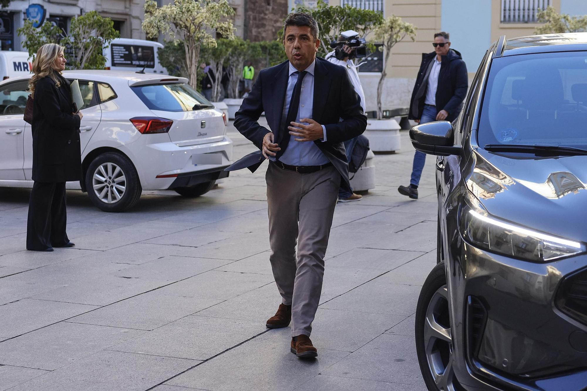 Carlos Mazón, esta semana en el Palau.