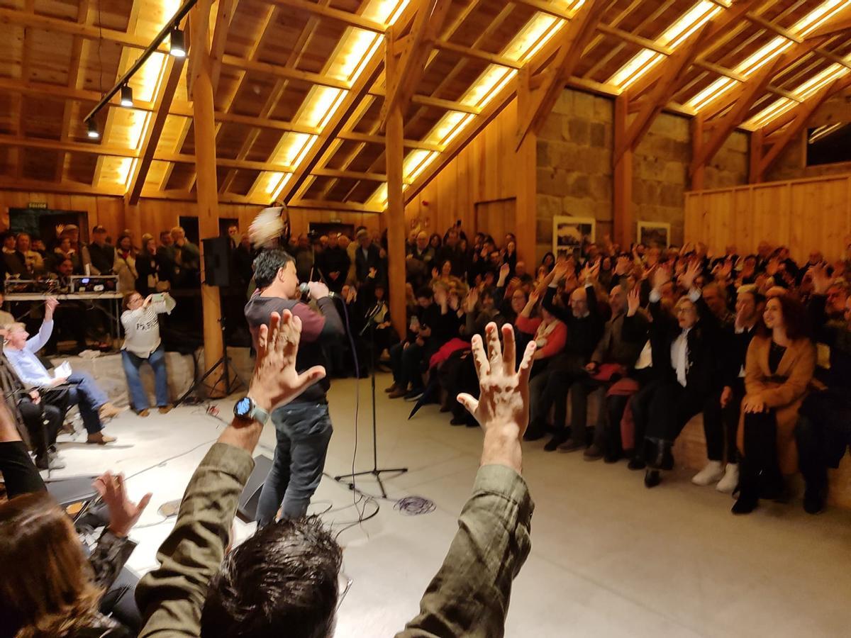 Otro momento del acto de inauguración.