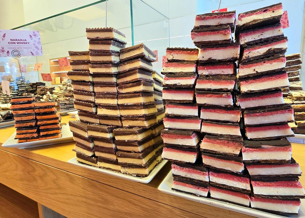 La Chocolatería "La Pinocha" cuenta con más de 60 variedades distintas de chocolate.