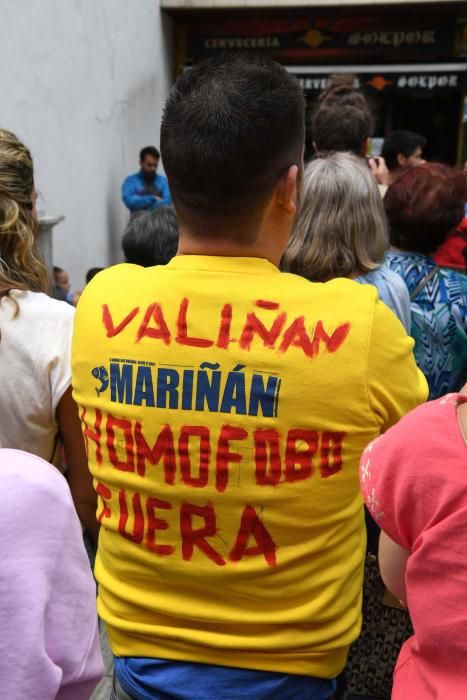 Manifestación contra la homofobia en Sada