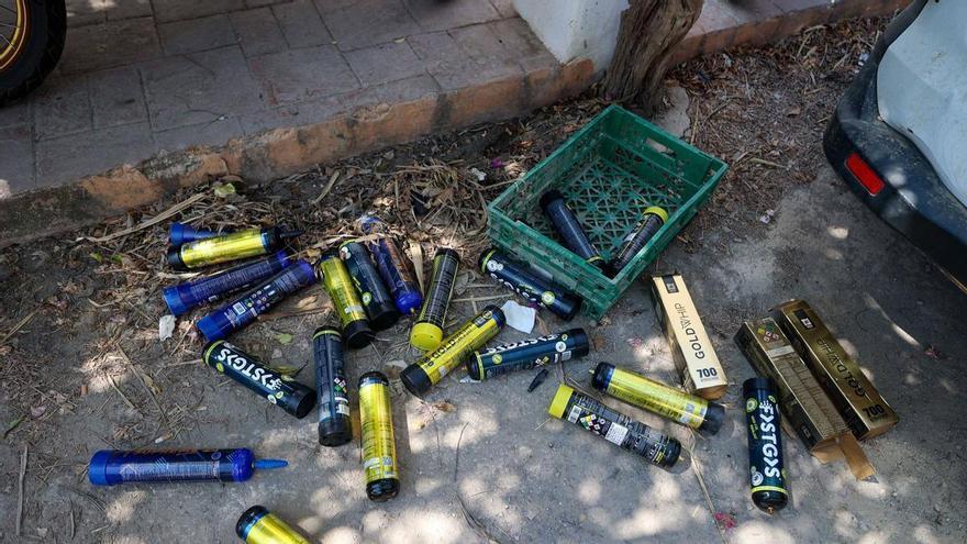 Cazado embarcando de Denia a Ibiza con más de mil botellas de 'gas de la risa'