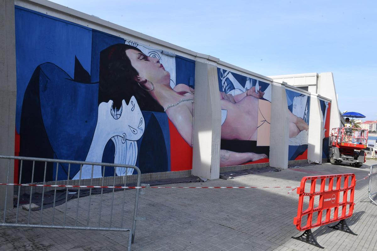 Los nuevos murales de Istmo en A Coruña Los nuevos murales de Istmo en A Coruña
