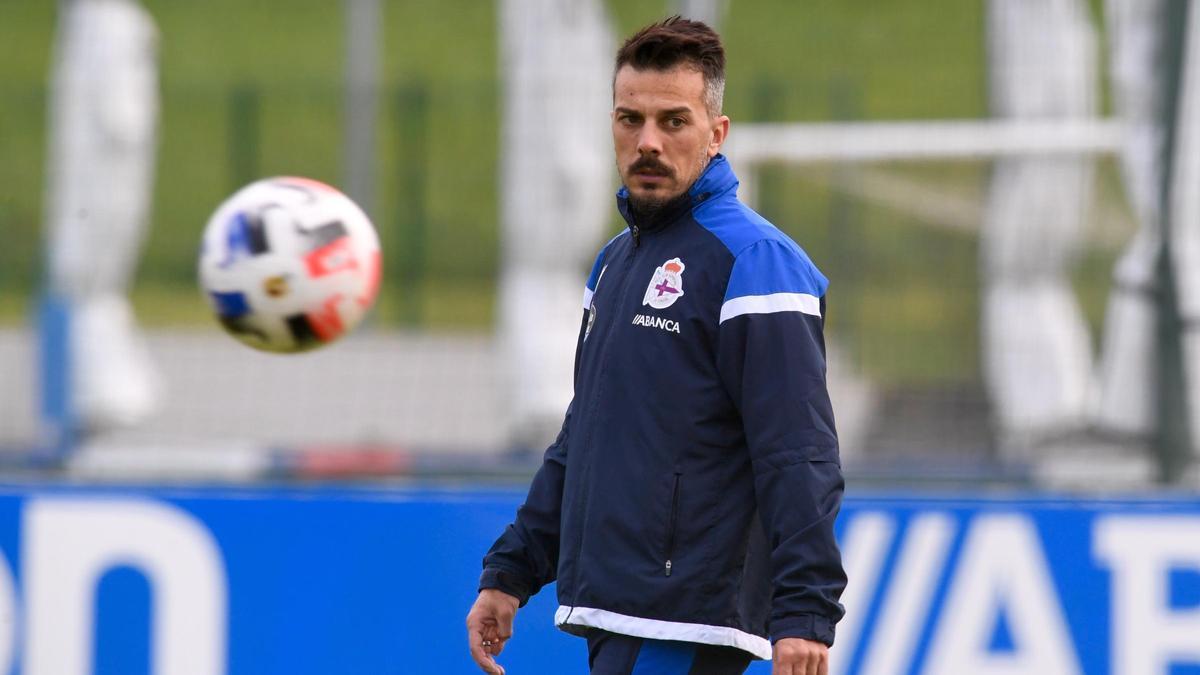 Rubén de la Barrera, en un entrenamiento