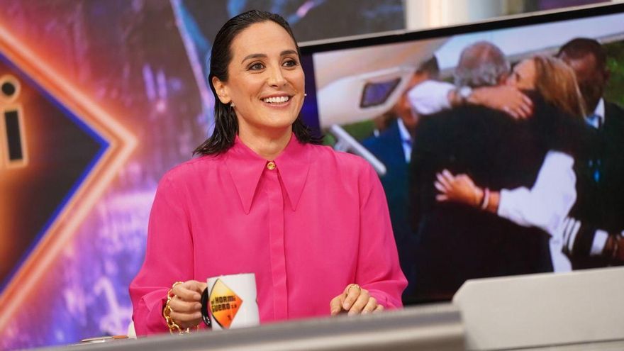 Tamara Falcó aplaude en &#039;El Hormiguero&#039; el regreso del rey emérito a España: &quot;Me emociona&quot;