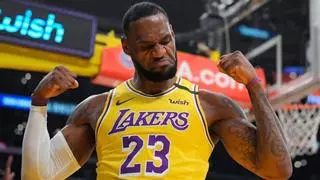 LeBron 'pasa' a Magic Johnson en una gran victoria de los Lakers sobre los Bucks de Antetokounmpo