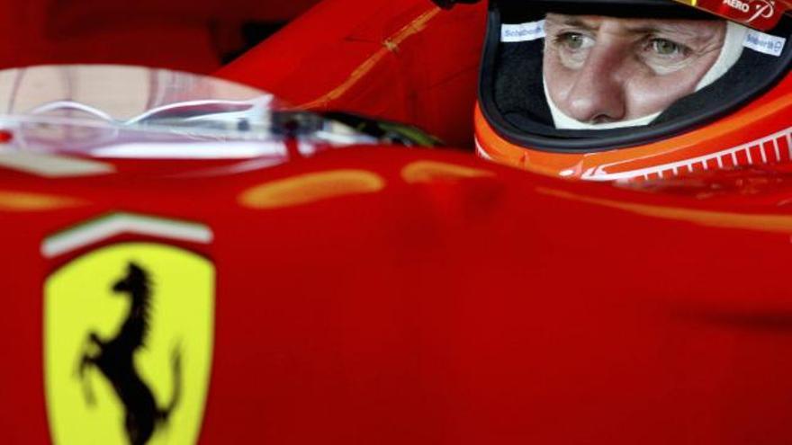 Schumacher en imagen de archivo