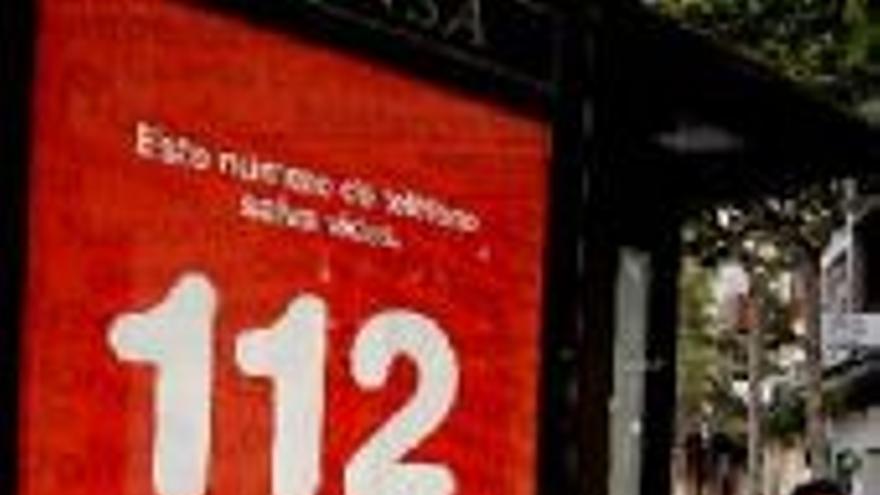 Cuatro jóvenes multados por un falso aviso al 112