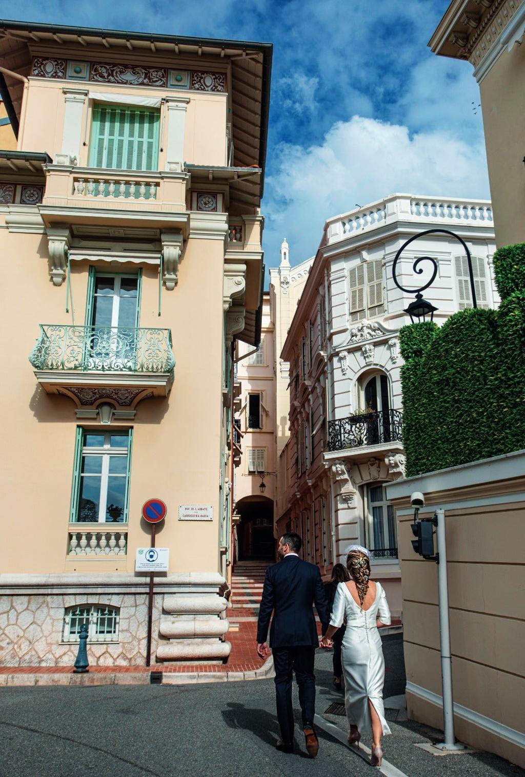 Boda en la Catedral de San Nicolás, casco antiguo de Mónaco