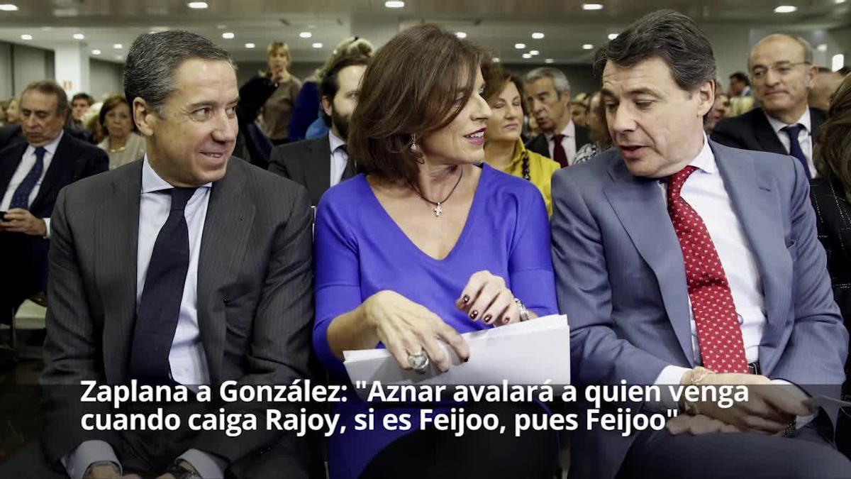  Gravació del ’cas Lezo’ en què Zaplana i González parlen d’Aznar i el successor de Rajoy.