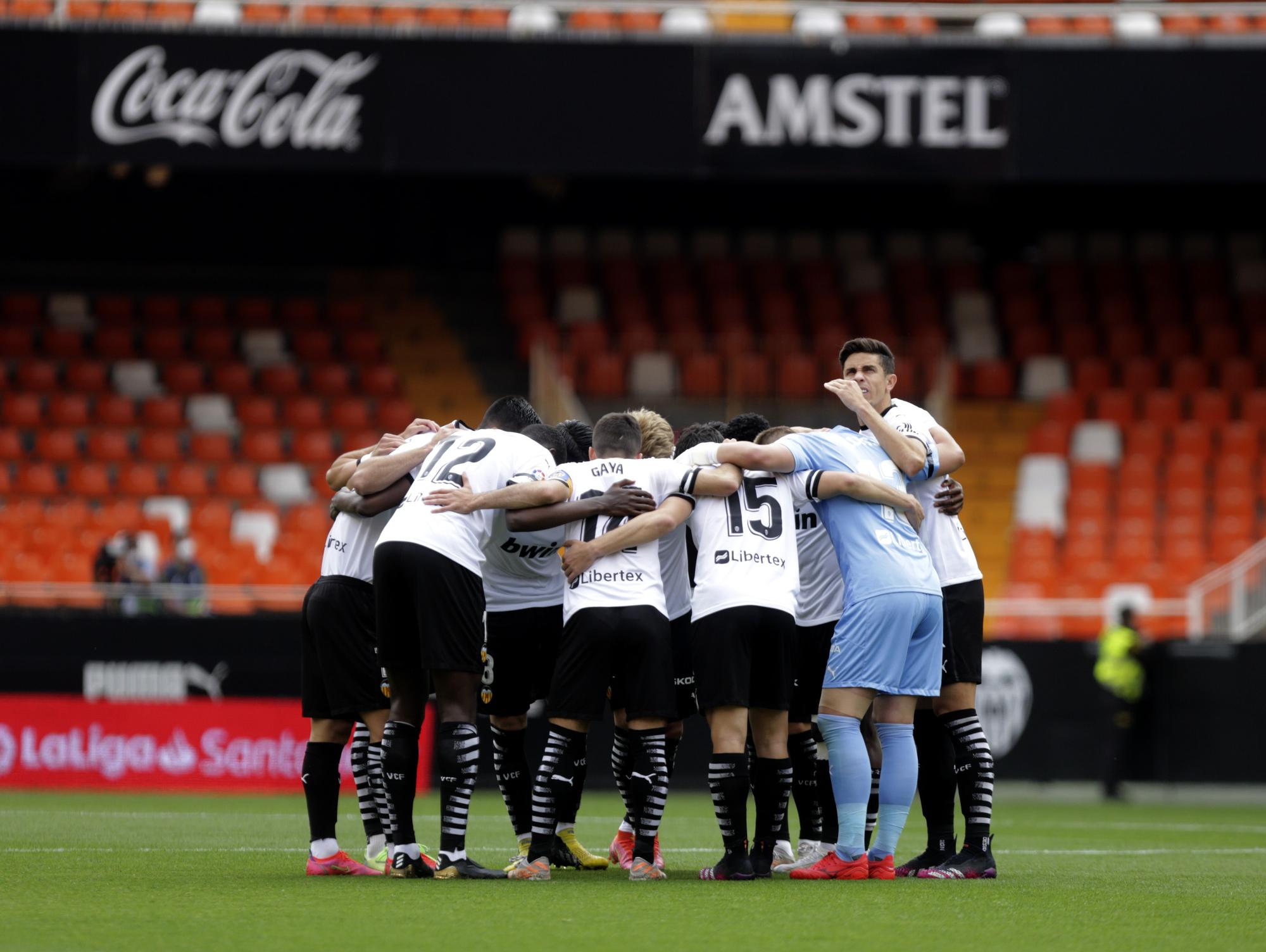 Las imágenes de la victoria del Valencia frente al Valladolid en Mestalla