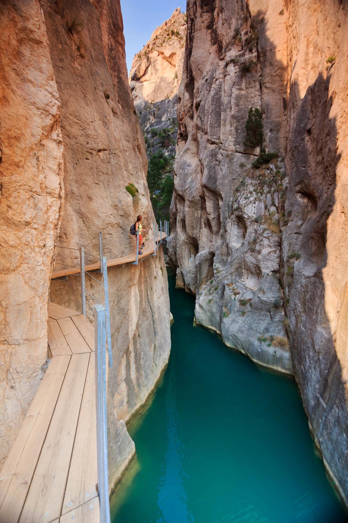 "Pasarelas de Valloré" en el Maestrazgo. Teruel