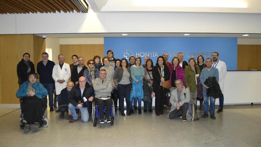 Asistentes, hoy, al Consello Asesor de Pacientes, en el Cunqueiro. // FdV