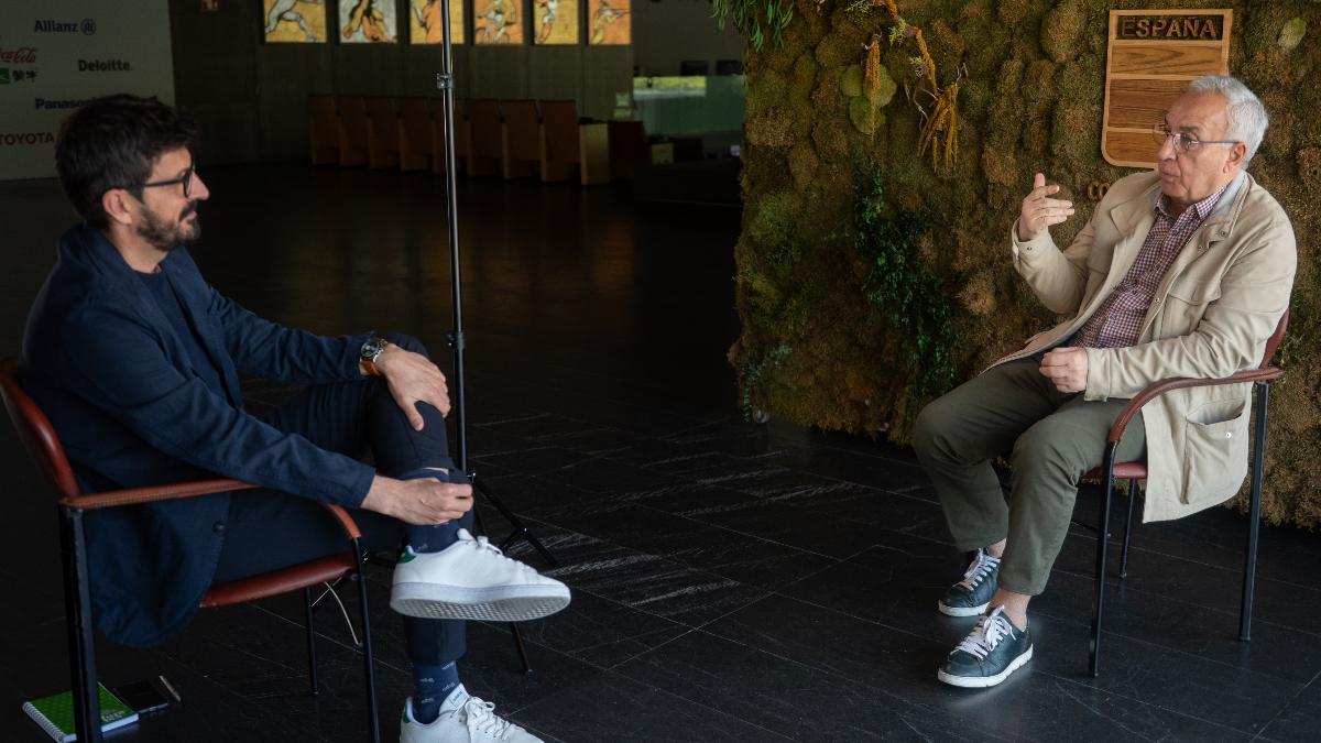 Blanco, durante la entrevista con SPORT